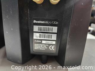 MaxSold Auction: Boston micro130x speakers - Upper Moreland Township (Pennsylvania, USA) SELLER MANAGED Charity/Fundraising Online Auction - Davisville Road           