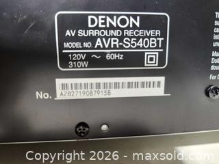 MaxSold Auction: Denon av receiver  - Upper Moreland Township (Pennsylvania, USA) SELLER MANAGED Charity/Fundraising Online Auction - Davisville Road           
