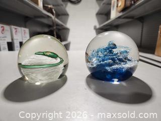 MaxSold Auction: Hand blown glass paperweights - Upper Moreland Township (Pennsylvania, USA) SELLER MANAGED Charity/Fundraising Online Auction - Davisville Road           
