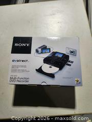 MaxSold Auction: Sony multi function dvd recorder  - Upper Moreland Township (Pennsylvania, USA) SELLER MANAGED Charity/Fundraising Online Auction - Davisville Road           