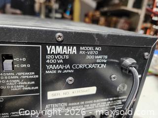 MaxSold Auction: Yamaha natural sound stereo receiver  - Upper Moreland Township (Pennsylvania, USA) SELLER MANAGED Charity/Fundraising Online Auction - Davisville Road           