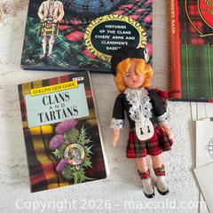 MaxSold Auction: Books on Tartans and Vintage Doll - Kingston (Ontario, Canada) SELLER MANAGED Downsizing Online Auction - Bishop Street