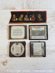 MaxSold Auction: Mixed Lot of Glass Slides for Magic Lanterns - Kingston (Ontario, Canada) SELLER MANAGED Downsizing Online Auction - Bishop Street