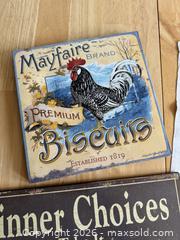 MaxSold Auction: Mixed Lot of Kitchen Signs/Decor - Kingston (Ontario, Canada) SELLER MANAGED Downsizing Online Auction - Bishop Street