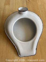 MaxSold Auction: Vintage Enamel Bed Pan Urinal - Kingston (Ontario, Canada) SELLER MANAGED Downsizing Online Auction - Bishop Street