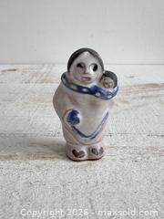 MaxSold Auction: Vintage Inuit Red Clay Pottery Figurine - Indigenous Mother Carrying Child in Parka - Kingston (Ontario, Canada) SELLER MANAGED Downsizing Online Auction - Bishop Street