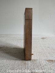 MaxSold Auction: Vintage Kashigata Japanese Cake Wood Press by Richard Plumer - Primitive Wooden Press Farm House Decor - Kingston (Ontario, Canada) SELLER MANAGED Downsizing Online Auction - Bishop Street