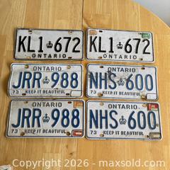 MaxSold Auction: Vintage Ontario License Plate Lot - Kingston (Ontario, Canada) SELLER MANAGED Downsizing Online Auction - Bishop Street