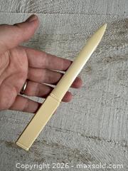 MaxSold Auction: Vintage Plastic Payge Letter Opener - Plastic Letter Knife - Made in Canada - Kingston (Ontario, Canada) SELLER MANAGED Downsizing Online Auction - Bishop Street