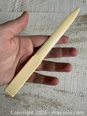 MaxSold Auction: Vintage Plastic Payge Letter Opener - Plastic Letter Knife - Made in Canada - Kingston (Ontario, Canada) SELLER MANAGED Downsizing Online Auction - Bishop Street