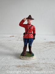 MaxSold Auction: Vintage R.C.M.P. Ceramic Figurine in Solute - Made in Japan - Kingston (Ontario, Canada) SELLER MANAGED Downsizing Online Auction - Bishop Street