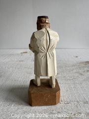 MaxSold Auction: Vintage Surgeon Who's Next, Please? - Hand Carved Wood Folk Art Figurine - Jaschke Pretzl Hand Carving Person Figurine - Made in Germany - Kingston (Ontario, Canada) SELLER MANAGED Downsizing Online Auction - Bishop Street