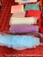 MaxSold Auction: Craft Items lot of Felt & Tulle fabric - Coquitlam (British Columbia, Canada) SELLER MANAGED Downsizing Online Auction - Delestre Avenue