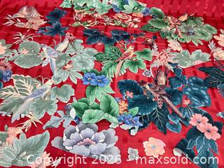 MaxSold Auction:  Fabric Decoupage, Birds & Flowers for Crafting  - Coquitlam (British Columbia, Canada) SELLER MANAGED Downsizing Online Auction - Delestre Avenue
