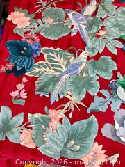 MaxSold Auction:  Fabric Decoupage, Birds & Flowers for Crafting  - Coquitlam (British Columbia, Canada) SELLER MANAGED Downsizing Online Auction - Delestre Avenue