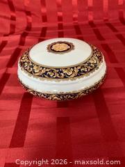 MaxSold Auction: Vintage Limoges Art Deco 24kt Trinket Box Bacchus Collection. 6", Designed France - Coquitlam (British Columbia, Canada) SELLER MANAGED Downsizing Online Auction - Delestre Avenue