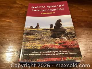 MaxSold Auction: Inuktitut essentials - Ottawa (Ontario, Canada) SELLER MANAGED Reseller Online Auction - Carp Road