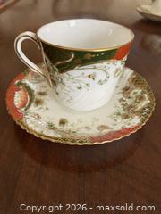 MaxSold Auction:  Antique Doulton Burslem Hand Painted Floral Demitasse Cup & Saucer Set ca. 1891-1902. - Mississauga (Ontario, Canada) SELLER MANAGED Estate Sale Online Auction - Greenbower Court