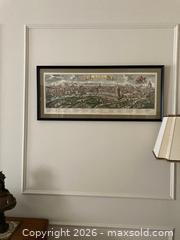 MaxSold Auction: Antique, Hand-Coloured Panoramic Engraving of Rome by Georg Balthasar Probst. - Mississauga (Ontario, Canada) SELLER MANAGED Estate Sale Online Auction - Greenbower Court