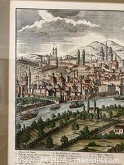 MaxSold Auction: Antique, Hand-Coloured Panoramic Engraving of Rome by Georg Balthasar Probst. - Mississauga (Ontario, Canada) SELLER MANAGED Estate Sale Online Auction - Greenbower Court