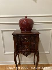 MaxSold Auction: Antique/Vintage Chinese Oxblood Glazed Ginger Jar.  - Mississauga (Ontario, Canada) SELLER MANAGED Estate Sale Online Auction - Greenbower Court
