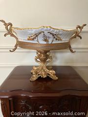 MaxSold Auction: Antique/Vintage Painted Porcelain and Gilt Bronze Bowl. - Mississauga (Ontario, Canada) SELLER MANAGED Estate Sale Online Auction - Greenbower Court