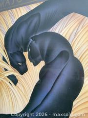 MaxSold Auction: Art Deco Style Rare Poster "Black Panthers" by Major Felten (1904-1975).  - Mississauga (Ontario, Canada) SELLER MANAGED Estate Sale Online Auction - Greenbower Court