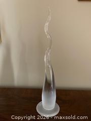 MaxSold Auction: Art Glass Flame Sculpture by Canadian Glass Artist Sarah Mulligan. - Mississauga (Ontario, Canada) SELLER MANAGED Estate Sale Online Auction - Greenbower Court