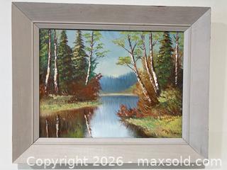 MaxSold Auction: MCM Oil Painting by Listed Canadian-Finnish artist Paavo "Paul" Hyttinen. - Mississauga (Ontario, Canada) SELLER MANAGED Estate Sale Online Auction - Greenbower Court