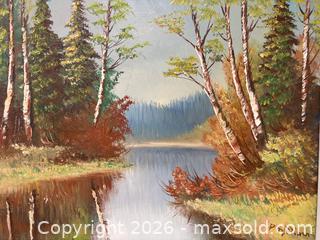 MaxSold Auction: MCM Oil Painting by Listed Canadian-Finnish artist Paavo "Paul" Hyttinen. - Mississauga (Ontario, Canada) SELLER MANAGED Estate Sale Online Auction - Greenbower Court