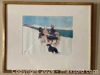 MaxSold Auction: Rare Stamped Toulouse-Lautrec (1864-1901). ‘La Charrette Anglais’ Artist Proof Lithograph/Print. - Mississauga (Ontario, Canada) SELLER MANAGED Estate Sale Online Auction - Greenbower Court