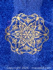 MaxSold Auction: Vintage Cauldon Ltd. Cobalt Blue 22K Gold Encrusted Dinner Plate. - Mississauga (Ontario, Canada) SELLER MANAGED Estate Sale Online Auction - Greenbower Court