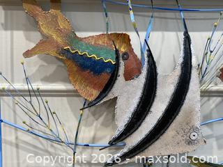 MaxSold Auction: Vintage Coastal Curtis Jere Huge Brass Fish Aquarium Wall Sculpture. - Mississauga (Ontario, Canada) SELLER MANAGED Estate Sale Online Auction - Greenbower Court