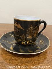 MaxSold Auction: Vintage Japanese Kutani Lithophane Geisha girl demitasse cup and saucer set.  - Mississauga (Ontario, Canada) SELLER MANAGED Estate Sale Online Auction - Greenbower Court