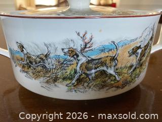 MaxSold Auction: Vintage Round Covered Vegetable Serving Tureen and Salad Dish "Fontainebleau" by Villeroy & Boch. - Mississauga (Ontario, Canada) SELLER MANAGED Estate Sale Online Auction - Greenbower Court