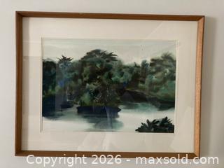 MaxSold Auction: Vintage Watercolor Painting by Listed Latvian-Canadian Artist T?livaldis (Talis) Kikauka (1929-2000). - Mississauga (Ontario, Canada) SELLER MANAGED Estate Sale Online Auction - Greenbower Court