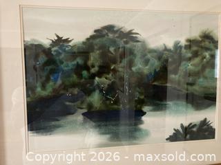 MaxSold Auction: Vintage Watercolor Painting by Listed Latvian-Canadian Artist T?livaldis (Talis) Kikauka (1929-2000). - Mississauga (Ontario, Canada) SELLER MANAGED Estate Sale Online Auction - Greenbower Court