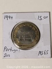 MaxSold Auction: 1994 Portugal Coin MS grade - South Frontenac (Ontario, Canada) SELLER MANAGED Downsizing Online Auction - Battersea Road