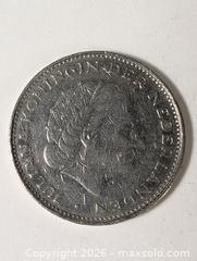 MaxSold Auction: 2 1/2 Dutch Guildn coin  - South Frontenac (Ontario, Canada) SELLER MANAGED Downsizing Online Auction - Battersea Road