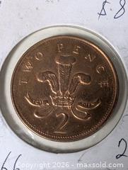 MaxSold Auction: 2 pence copper 2001 coin - South Frontenac (Ontario, Canada) SELLER MANAGED Downsizing Online Auction - Battersea Road