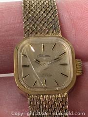 MaxSold Auction: ladies gold toned wrist watch with broken glass - South Frontenac (Ontario, Canada) SELLER MANAGED Downsizing Online Auction - Battersea Road