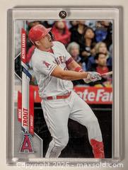MaxSold Auction: Mike Trout Baseball card Swinging bat - South Frontenac (Ontario, Canada) SELLER MANAGED Downsizing Online Auction - Battersea Road