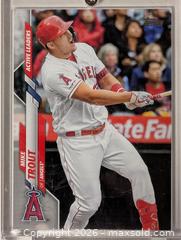 MaxSold Auction: Mike Trout Baseball card Swinging bat - South Frontenac (Ontario, Canada) SELLER MANAGED Downsizing Online Auction - Battersea Road