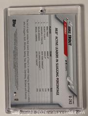 MaxSold Auction: Mike Trout Baseball card Swinging bat - South Frontenac (Ontario, Canada) SELLER MANAGED Downsizing Online Auction - Battersea Road