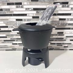 MaxSold Auction: Dansk Cast Iron Fondue Pot and Forks - Toronto (Ontario, Canada) SELLER MANAGED Downsizing Online Auction - Kingston Road (STORAGE)