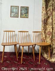 MaxSold Auction: Folke Palsson J77  For FDB Chairs - Set of 3 - Toronto (Ontario, Canada) SELLER MANAGED Downsizing Online Auction - Kingston Road (STORAGE)