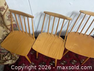 MaxSold Auction: Folke Palsson J77  For FDB Chairs - Set of 3 - Toronto (Ontario, Canada) SELLER MANAGED Downsizing Online Auction - Kingston Road (STORAGE)