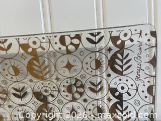 MaxSold Auction: Georges Briard Glass Platter/Plate - Toronto (Ontario, Canada) SELLER MANAGED Downsizing Online Auction - Kingston Road (STORAGE)