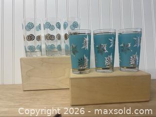 MaxSold Auction: MCM Teal & Gold Glassware - Toronto (Ontario, Canada) SELLER MANAGED Downsizing Online Auction - Kingston Road (STORAGE)