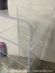MaxSold Auction: Plexiglass stereo shelving  - Toronto (Ontario, Canada) SELLER MANAGED Downsizing Online Auction - Kingston Road (STORAGE)